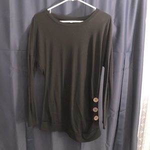 Side button long sleeve